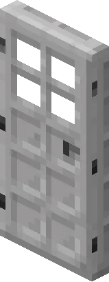 porte en fer minecraft
