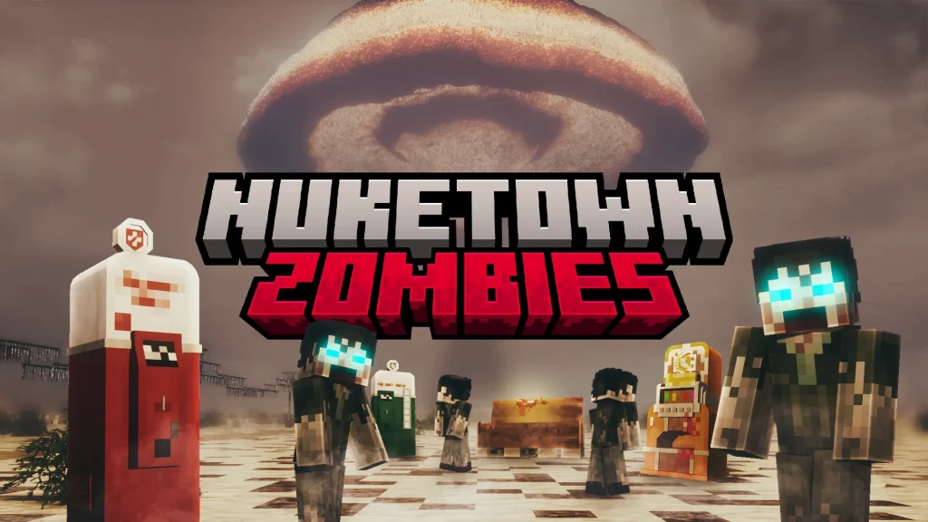 bannière de Nuketown Zombies Minecraft