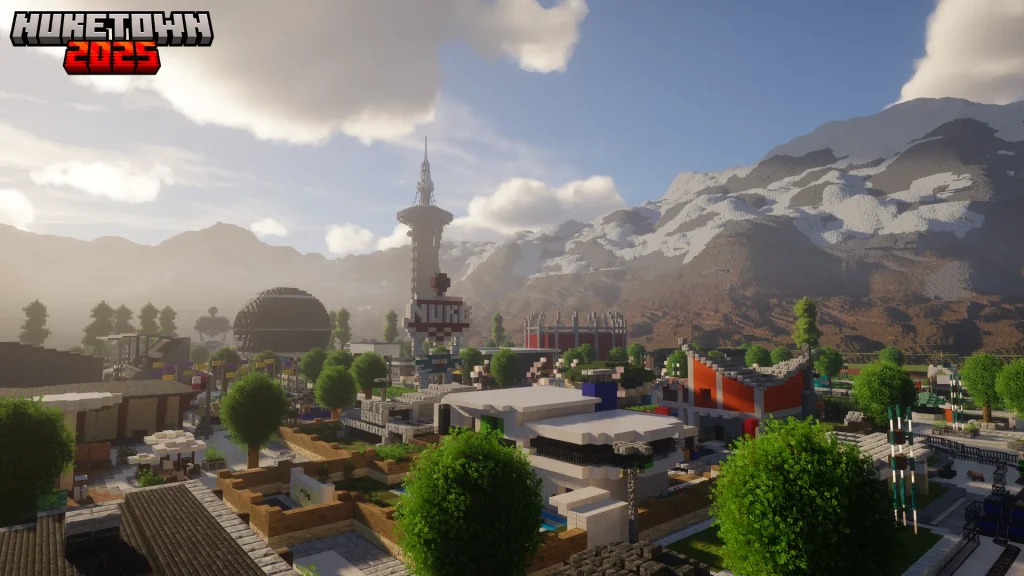 paysage de Nuketown 2025 Minecraft