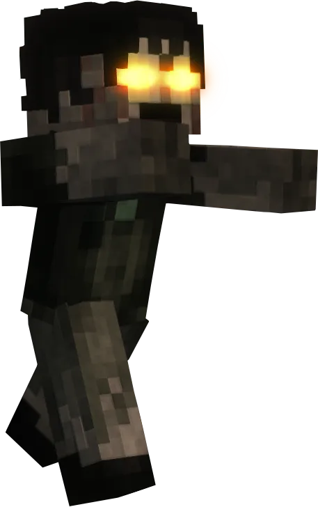 zombie orange de Nuketown Zombies Minecraft qui marche