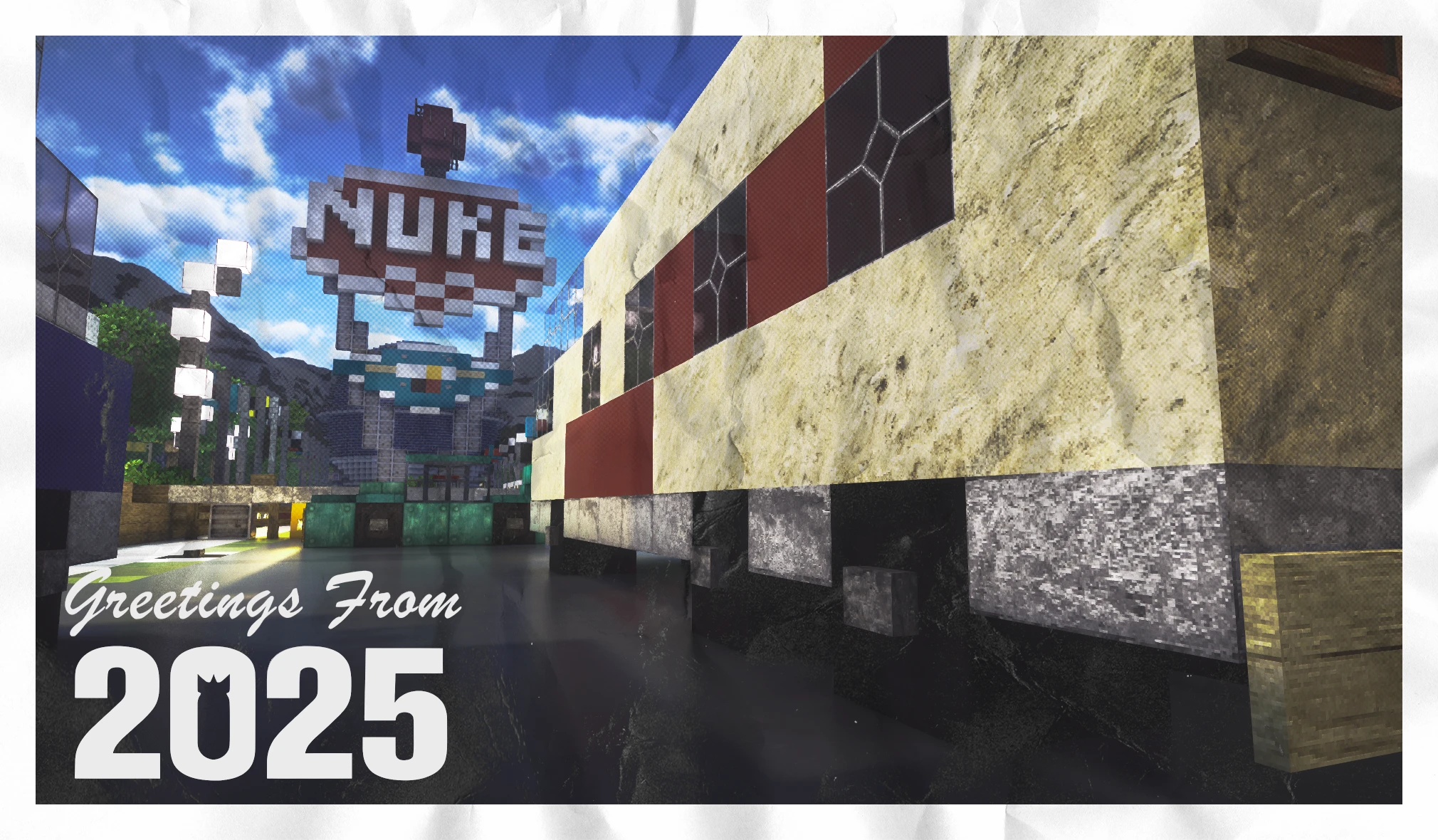 ☢️ Nuketown 2025 Minecraft (BO2/7 mix) — Map available for « Great Support »!