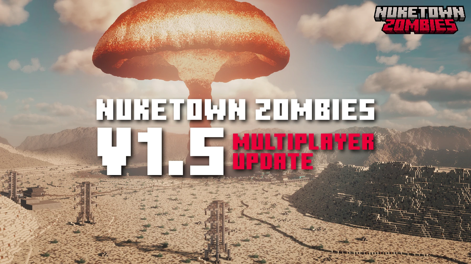 ☄️ La version 1.5 multijoueur de « Nuketown Zombies Minecraft » est maintenant disponible !